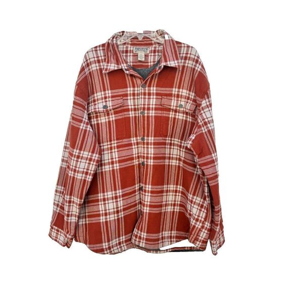Duluth Trading Company Men Jacket Button Up Shirt Multicolor 2XL Check Long - Picture 1 of 9